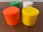 Vintage, INGRID of Chicago, Stackable/Colorful, Set of 4 Picnic Cups & 4 Plates — photo 8