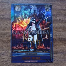 King of Pro Wrestling Kenny Omega SP Card Gold Leaf Signed Card New Japan