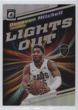 2023-24 Panini Donruss Optic Lights Out Holo Prizm Donovan Mitchell #9 14rh