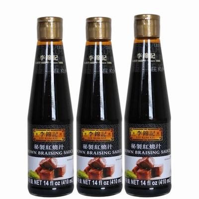 Lee Kum Kee Brown Braising Sauce 14 oz ( Pack of 3 )~