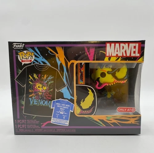 Funko Pop Tees Marvel Venom Figure With T-shirt Size L Target Exclusive