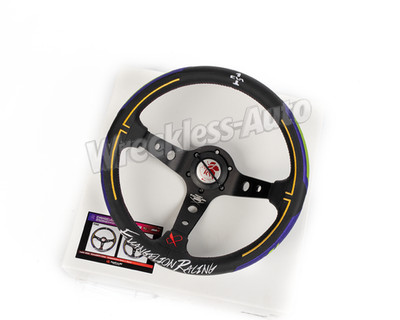 Vertex Evangelion Steering Wheel Ver 1 - 330mm / 90mm Deep - Limited Edition
