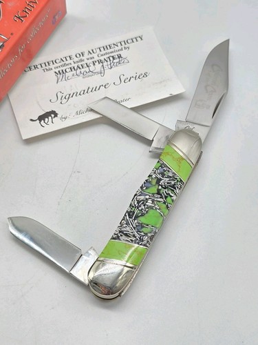 Colonel Coon CC63 Rail Splitter Michael Prater Signature Series Pocket Knife NIB