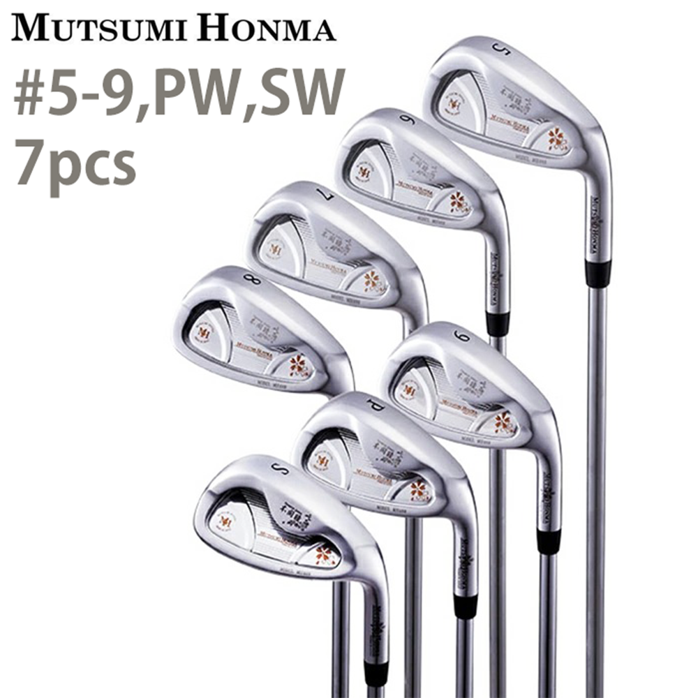 MUTSUMI HONMA アイアン 7本セット 5〜9.P.S MUTSUMI HONMA アイアン 7本セット 5〜9.P.S 【公式通販】