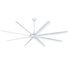 Westinghouse Lighting Widespan 100-Inch Outdoor Ceiling Fan Westinghouse 7224800 Widespan 100" 6 Blade Indoor Ceiling Fan - White