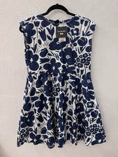 MARIMEKKO x UNIQLO Kids Girls Cotton Denim Sleeveless Dress Floral 11-12 Years
