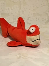 Orange Airplane with Face or Fish ?? Stuffed Figure Plush Doll/Animal