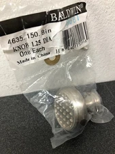 Baldwin 4635150 Couture Cabinet Knob in Satin Nickel