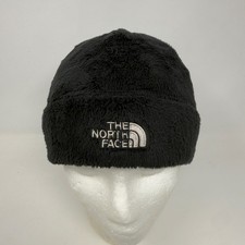 The North Face Youth Osito Fleece Beanie Hat Black Size Medium Soft Warm