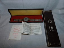 Omni Beatles Melody Digital Watch Vtg 80s Hong Kong Rock Around The Clock & Box