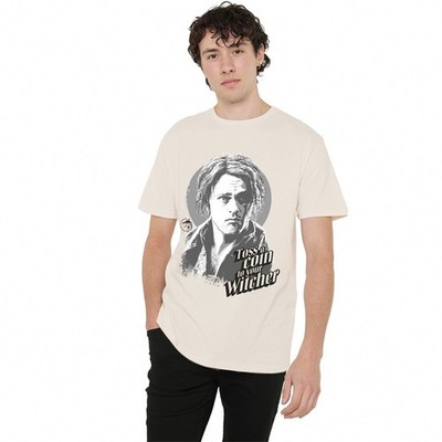 The Witcher - Jaskier Toss A Coin Unisex T-Shirt S-3XL, Natural