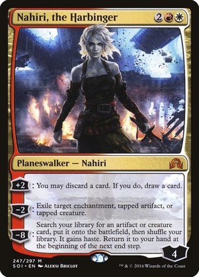 + Nahiri, the Harbinger near mint englisch Shadows over Innistrad Mythic Rare +