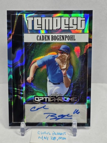 Hoja Optichrome Caden 2025 Bogenpohl Tempest Auto Blue Wave/7