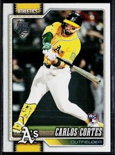 Carlos Cortes 2026 Topps #249 Rookie Athletics