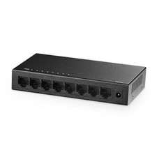 8 Port Gigabit Ethernet Switch, 8 Ports 100/1000Mbps, Mini Size Metal 8x1G