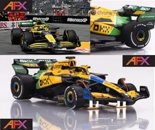 McLaren F1 MCL38 #4 Monaco 2024 Lando Norris AFX Mega G+ HO Slot Car 22120