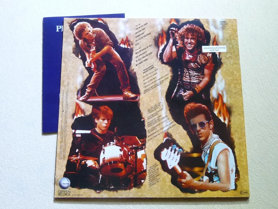 Hagar, Schon, Aaronson, Shrieve ‎– Through The Fire (Promo + Plattenpass, Unpl.) - Bild 4 von 4