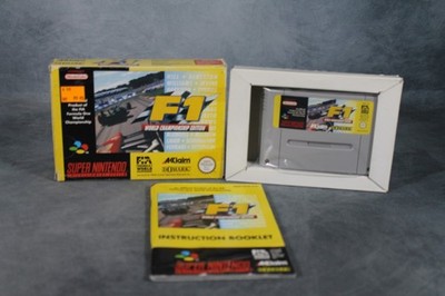 F1 World Championship Edition - SNES - Super Nintendo - TOP OVP CIB