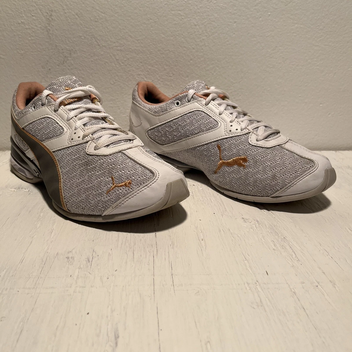 Puma Womens Tazon 6 Luxe 191122 03 Gray Casual Shoes Sneakers Size