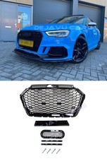 RS3 Look Grille de calandre en nid d'abeille pour Audi A3 8V S line S3 Facelift