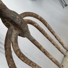 Antique forged iron fish handling tool — photo 9