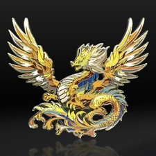 Aurelios, The Sun Dragon Enamel Pin - Dragon Aspects Vol.1 Collectible Pin