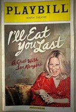 I’ll Eat You Last: A Chat With Sue Mengers Broadway Playbill Bette Midler