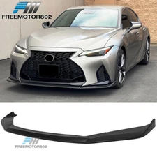 For 21-24 Lexus IS350 F Sport ABS Front Bumper Spoiler Splitter Lip Matte Black