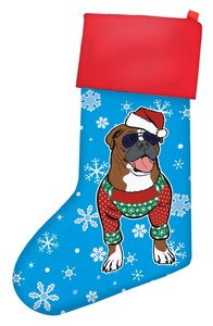 boxer dog ugly christmas sweater