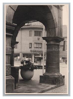 Paderborn - Fountain Insurance Business - Old Photo 1960s