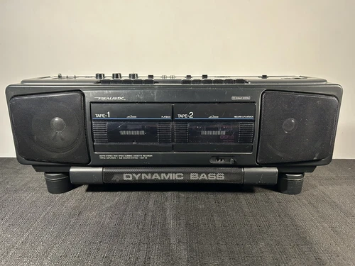 Vintage Realistic AM/FM Stereo Cassette Recorder Boombox SCR-39 14-757