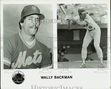 Press Photo Wally Backman, Infielder, New York Mets Baseball Team - afa45460