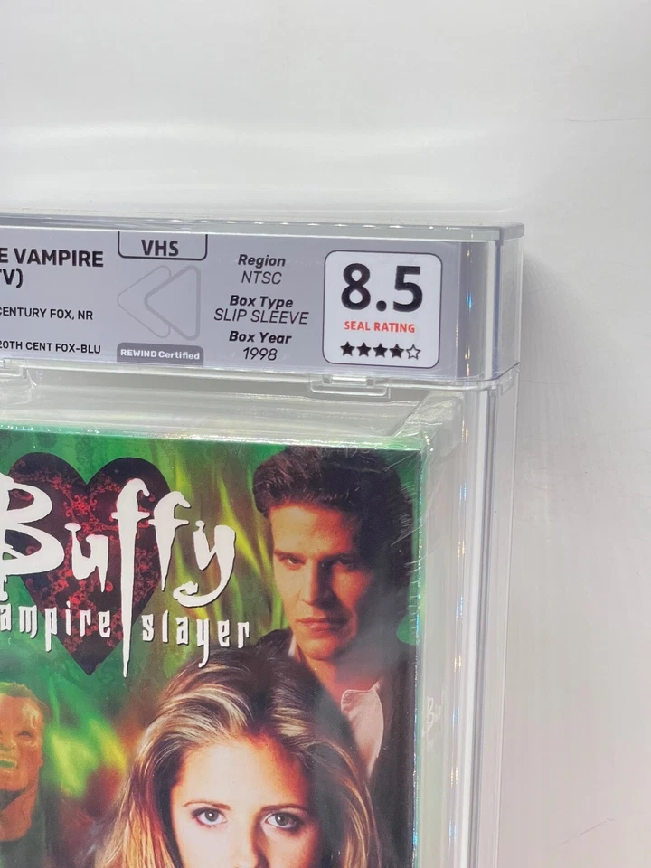 Buffy The Vampire Slayer VHS Screener Sealed demo rewind GRADED 8.5 / 4 stars Foto 2 de 4