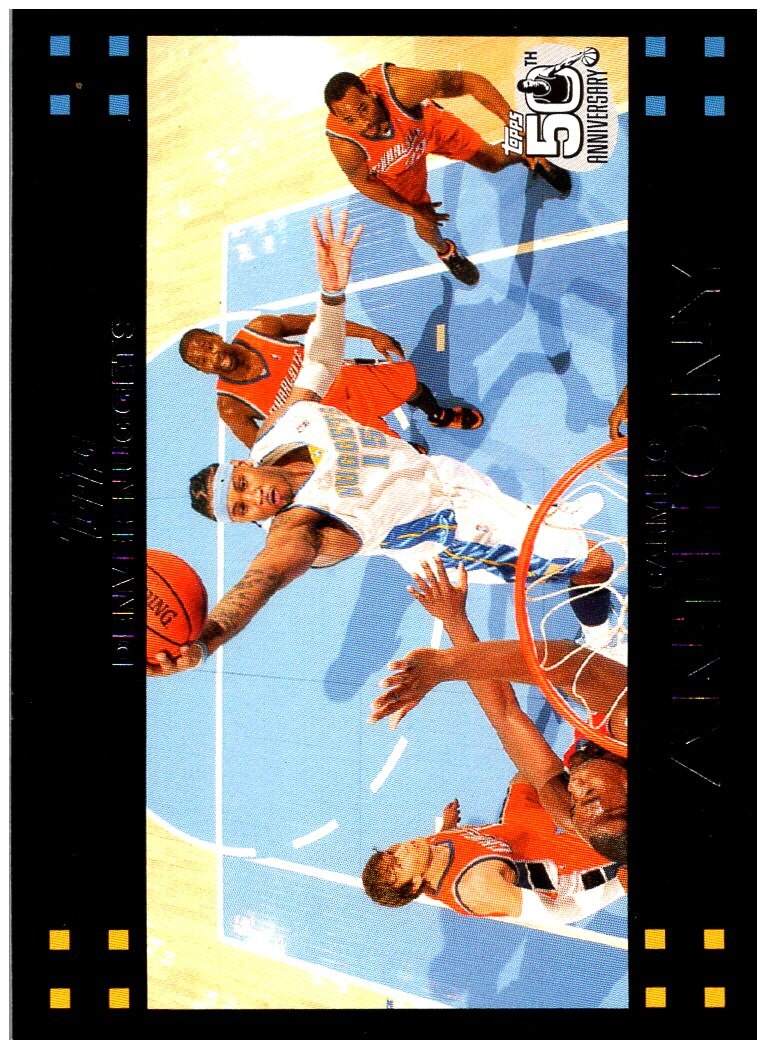 2007-08 Topps #15 Carmelo Anthony - FREE SHIPPING!