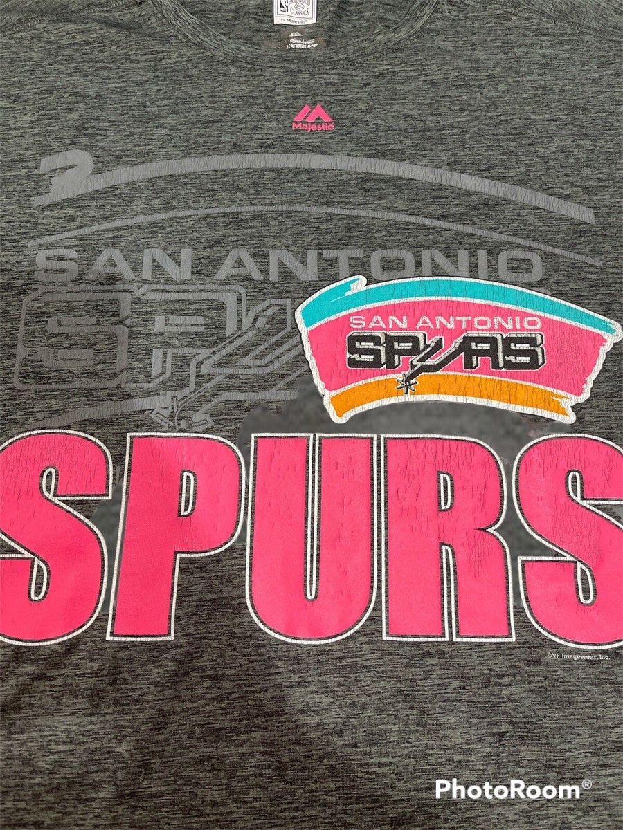 Preowned Vintage Majestic Hardwood Classic NBA San Antonio Spurs