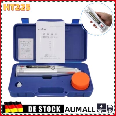 Neu Tragbarer Beton-Rückprallhammer-Tester HT-225 Resiliometer Schmidt Hammer DE