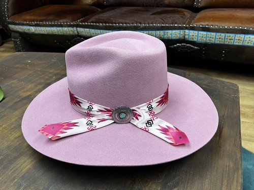 Sombreros de piedra Texana 100X rosa diamante. S 🙂 🙂 - Imagen 5 de 6