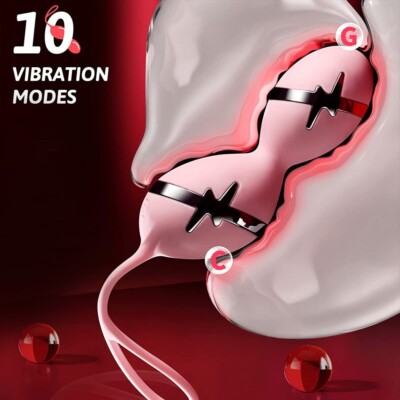 Vibrating Egg Elec-Shock Silicone Egg Vibrator With Remote Control For Women