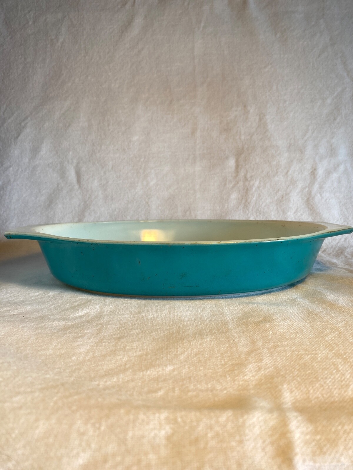 PYREX casserole au gratin dish large horizon blue VTG 1960s RARE eBay