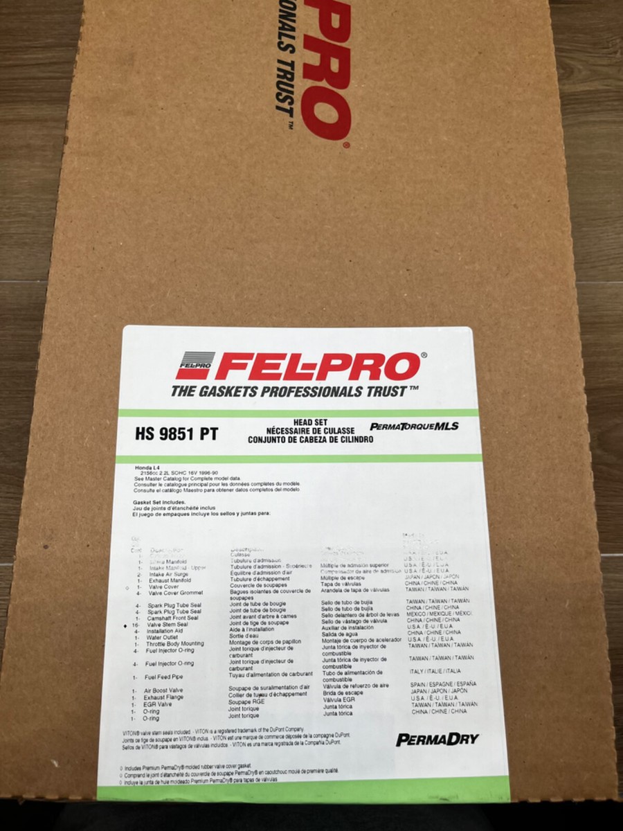エアー Fel-Pro Engine Cylinder Head Gasket Set Fel-Pro HS 9851 PT | eBay