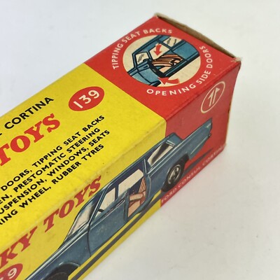 Dinky Toys 139 Ford Consul Cortina – Miniature Anglaise Vintage Avec Boîte D'origine