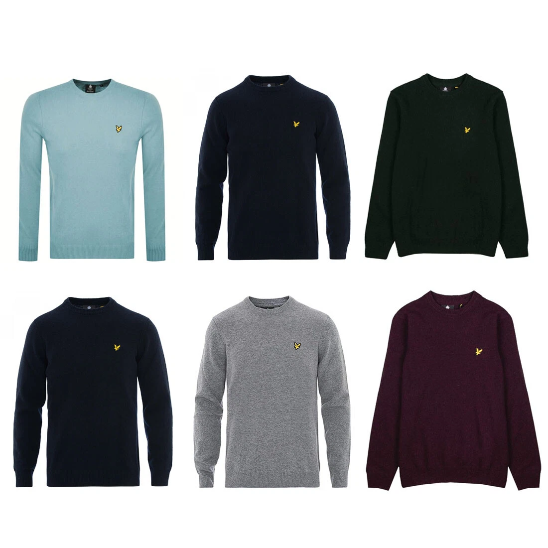 Jersey Lyle & Scott Crewn Lambswool Marino hombre