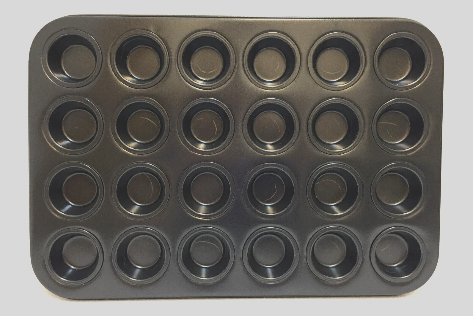 Mini Muffin Tin Non Stick Aluminum 24 Space Capacity