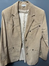 Vintage Brown Blazer Jacket Corduroy