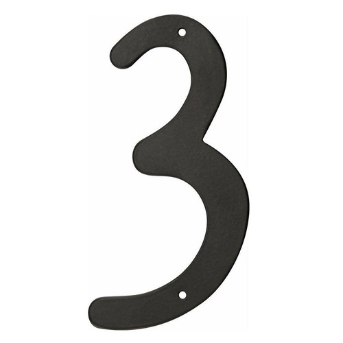 Hillman 4-In. Nail On Aluminum House Number 3 841622