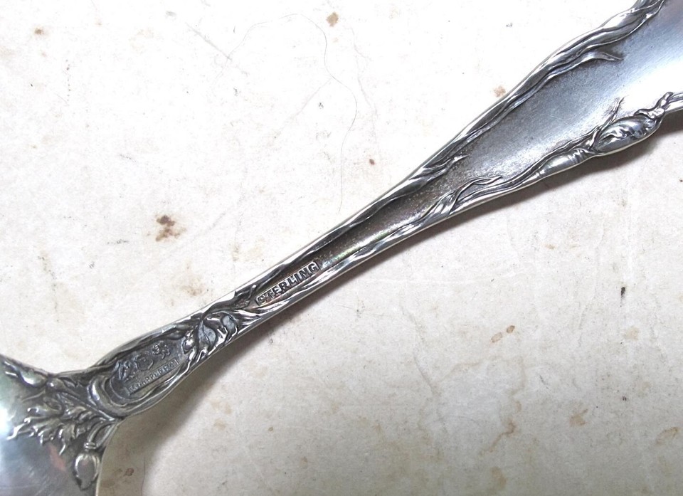 Reed & Barton LES SIX FLEURS Sterling ☞ Coffee Spoon ☜ Pat. Appl'd. For
