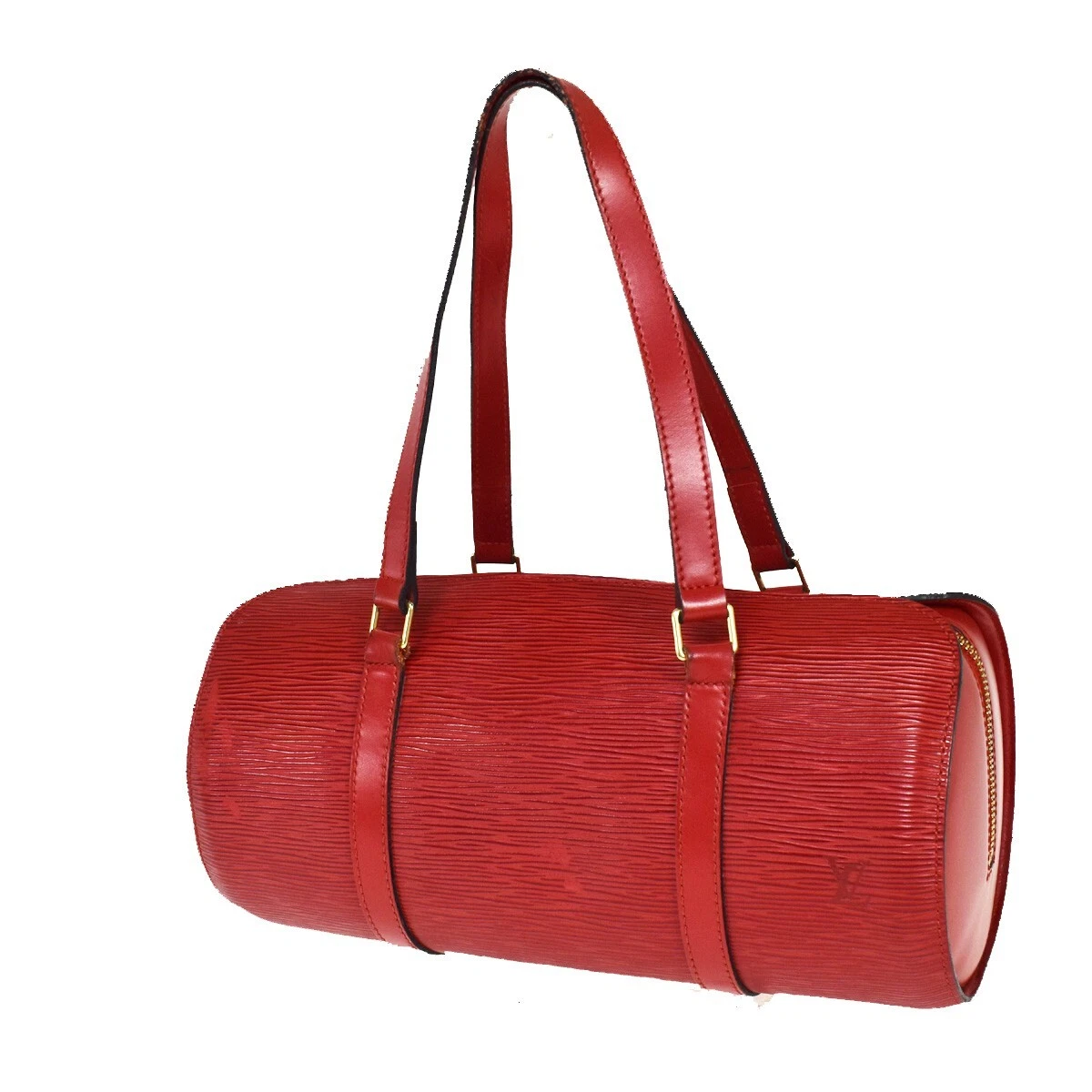 LOUIS VUITTON M52227 Epi Soufflot Hand Bag Red Leather Used