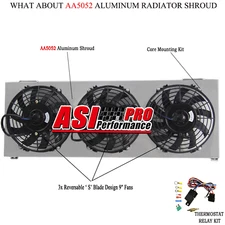 ELECTRIC RADIATOR FAN SHROUD+RELAY KIT FOR 1991-2001 Jeep Cherokee XJ 4.0L