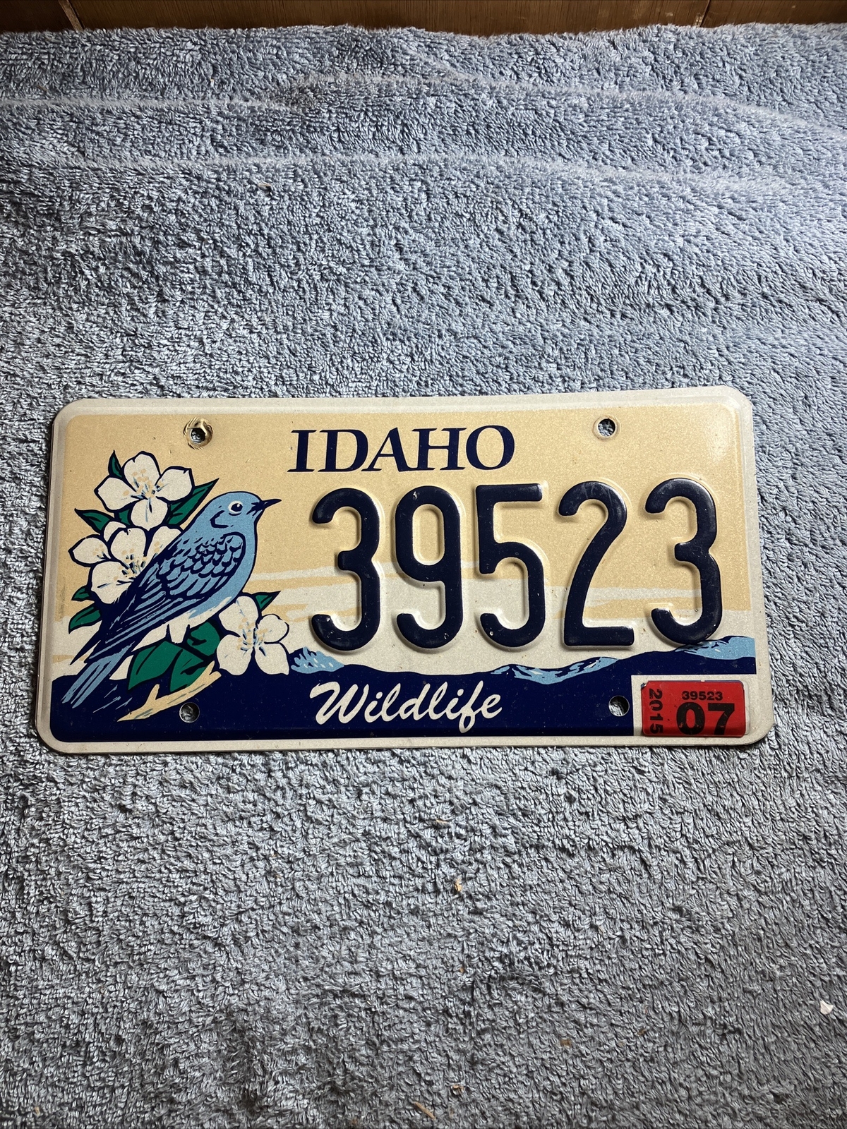 Idaho Bluebird Wildlife License Plate 39523 eBay