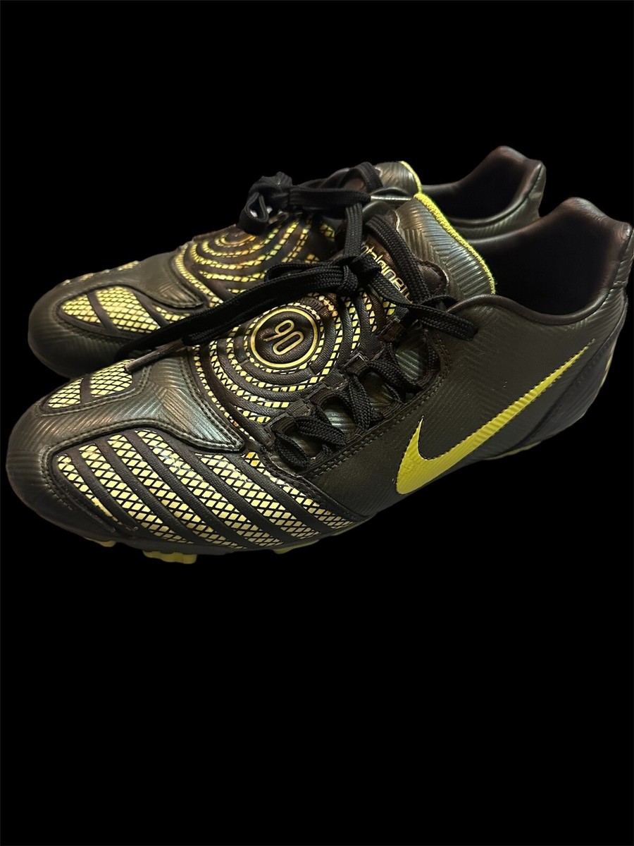 Nike Total 90 Laser Cleats Soccer Football Mens Black Grn